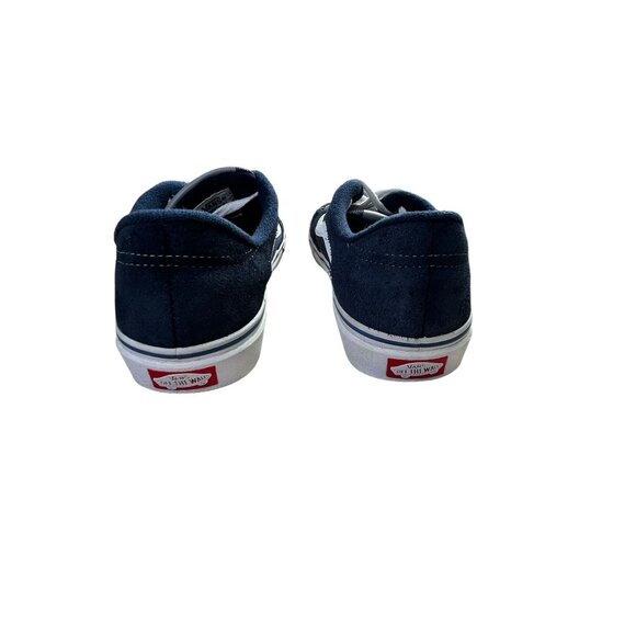 VANS Pro Skate Shoes Sneakers Blue Suede White Mens Sz 7.5 Low Top Lace Up - Picture 13 of 16